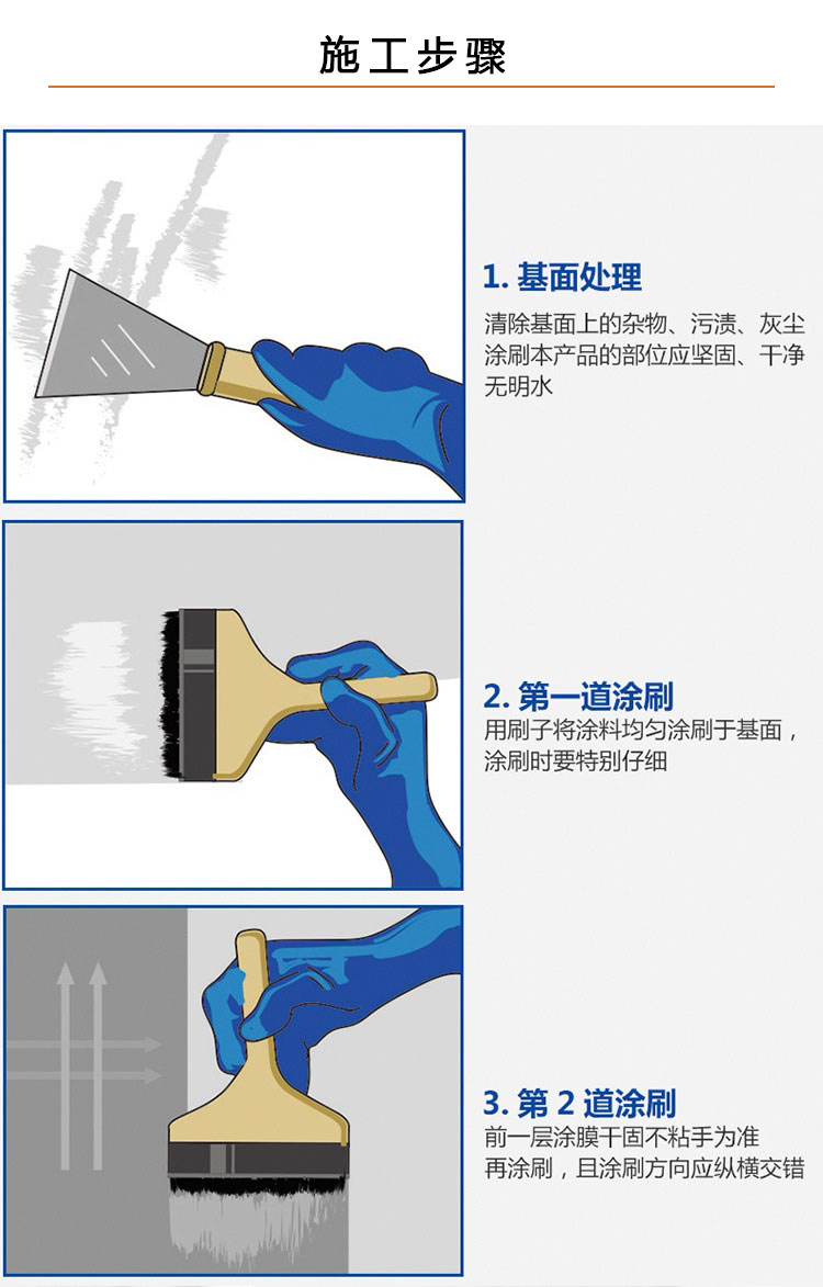 湿固化纯聚氨酯防水涂料