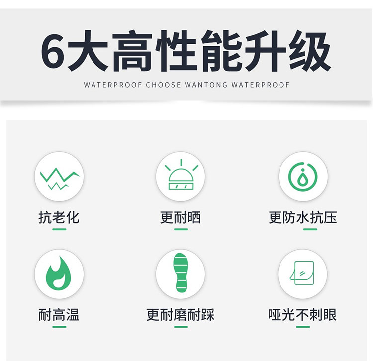 强力交叉膜反应粘防水卷材